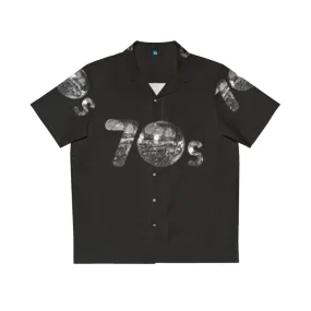 70s Silver Disco Hawaiian Shirt - Retro Disco Apparel