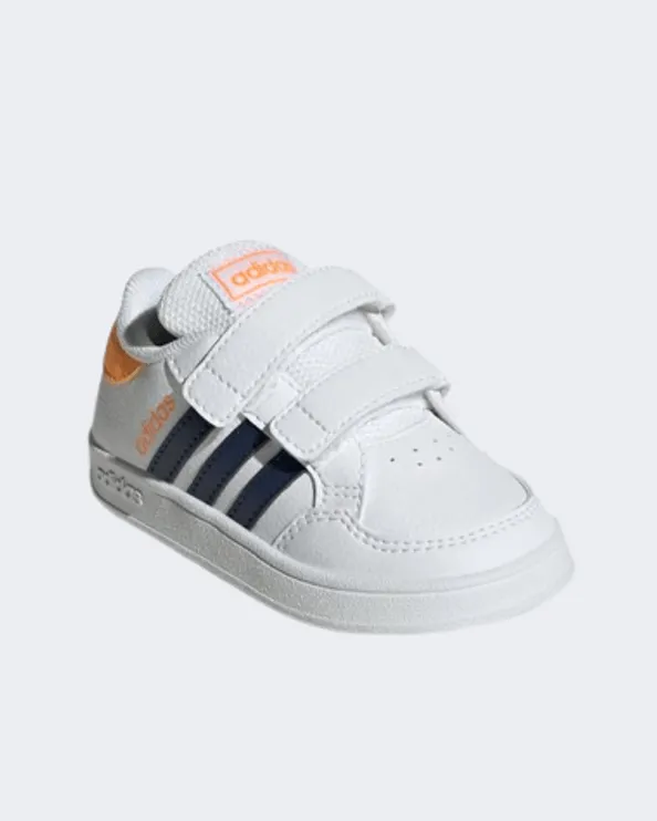 Adidas Breaknet Infant-Unisex Sportswear Shoes White/Navy Gw2901