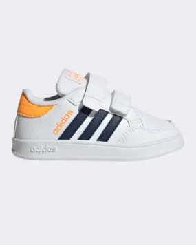 Adidas Breaknet Infant-Unisex Sportswear Shoes White/Navy Gw2901