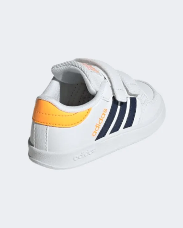 Adidas Breaknet Infant-Unisex Sportswear Shoes White/Navy Gw2901