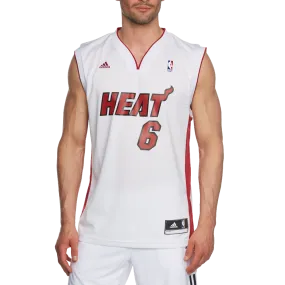 Adidas Men's Miami Heat Lebron James NBA Replica Jersey