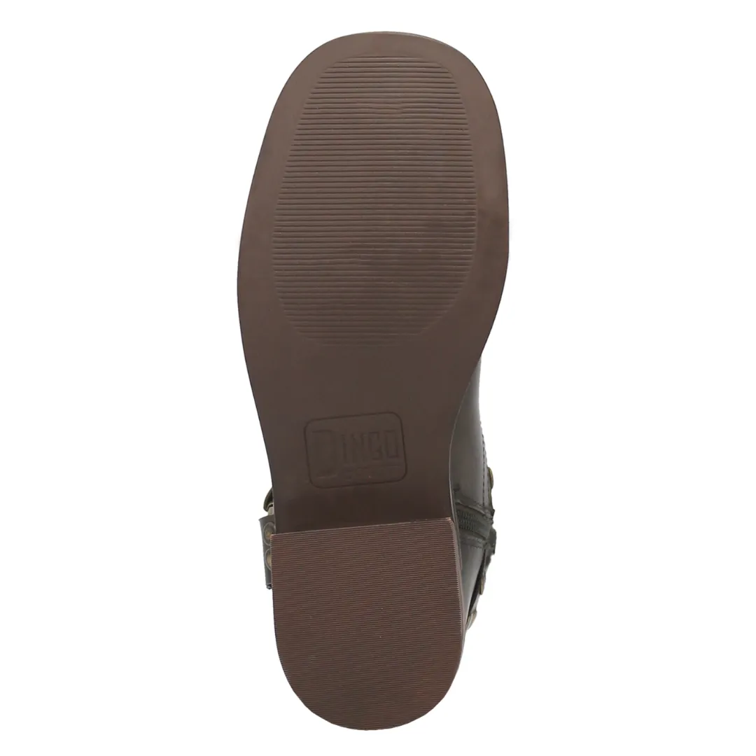 Anarchy Leather Bootie - Olive/Olive - DI221-GN2