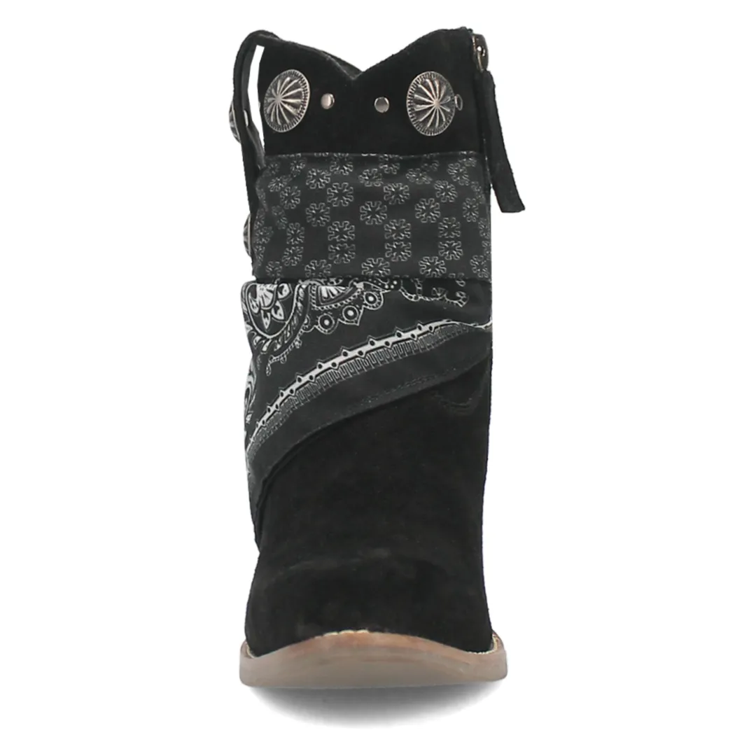 Bandida Leather Boot - Black/Black - DI184-BK