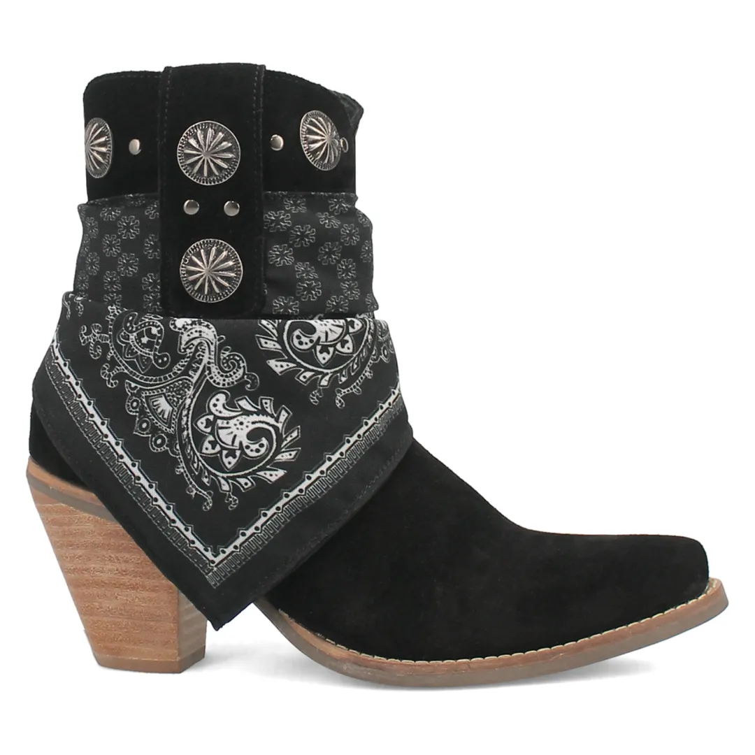 Bandida Leather Boot - Black/Black - DI184-BK