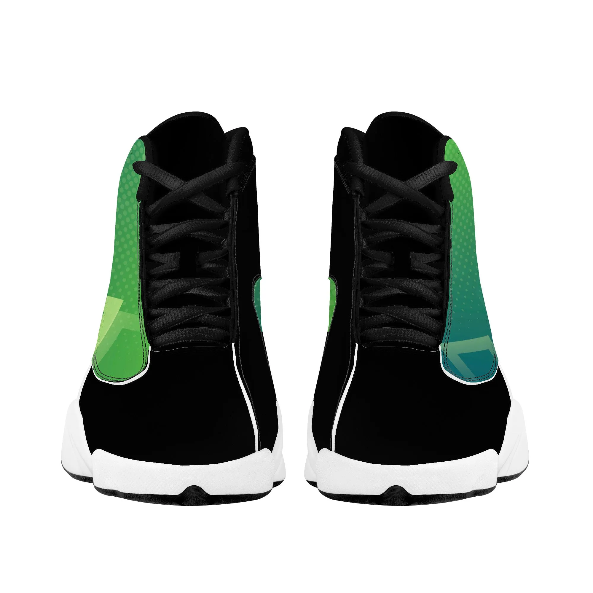 Basketball Shoes - Black/Green