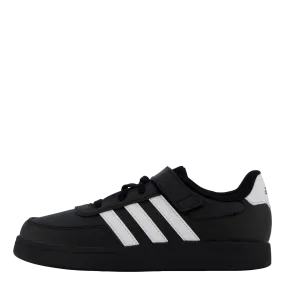 Breaknet Lifestyle Court Elastic Lace and Top Strap Shoes Core Black / Cloud White / Cloud White