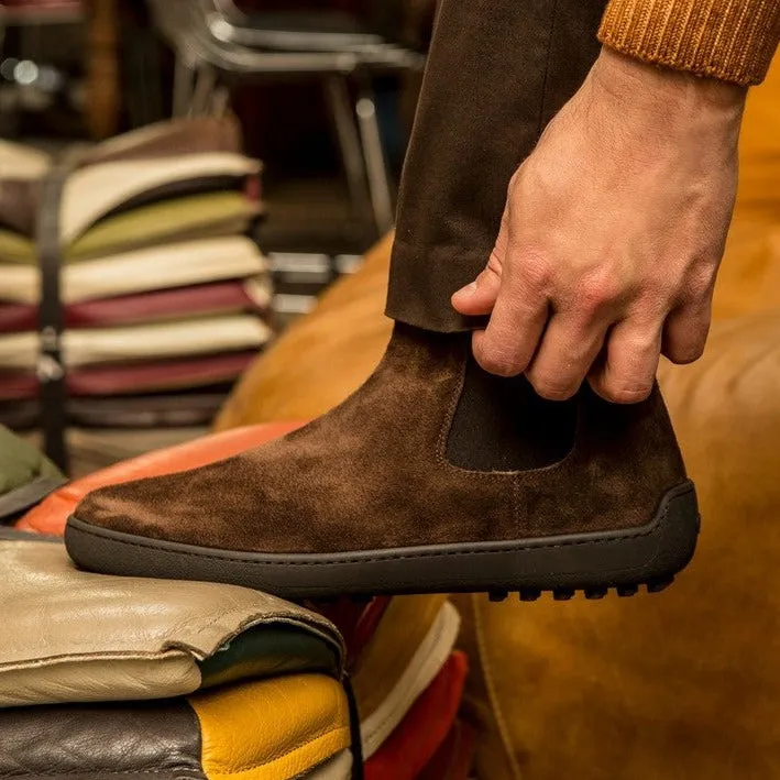 Brown Suede Chelsea Boots - Calo