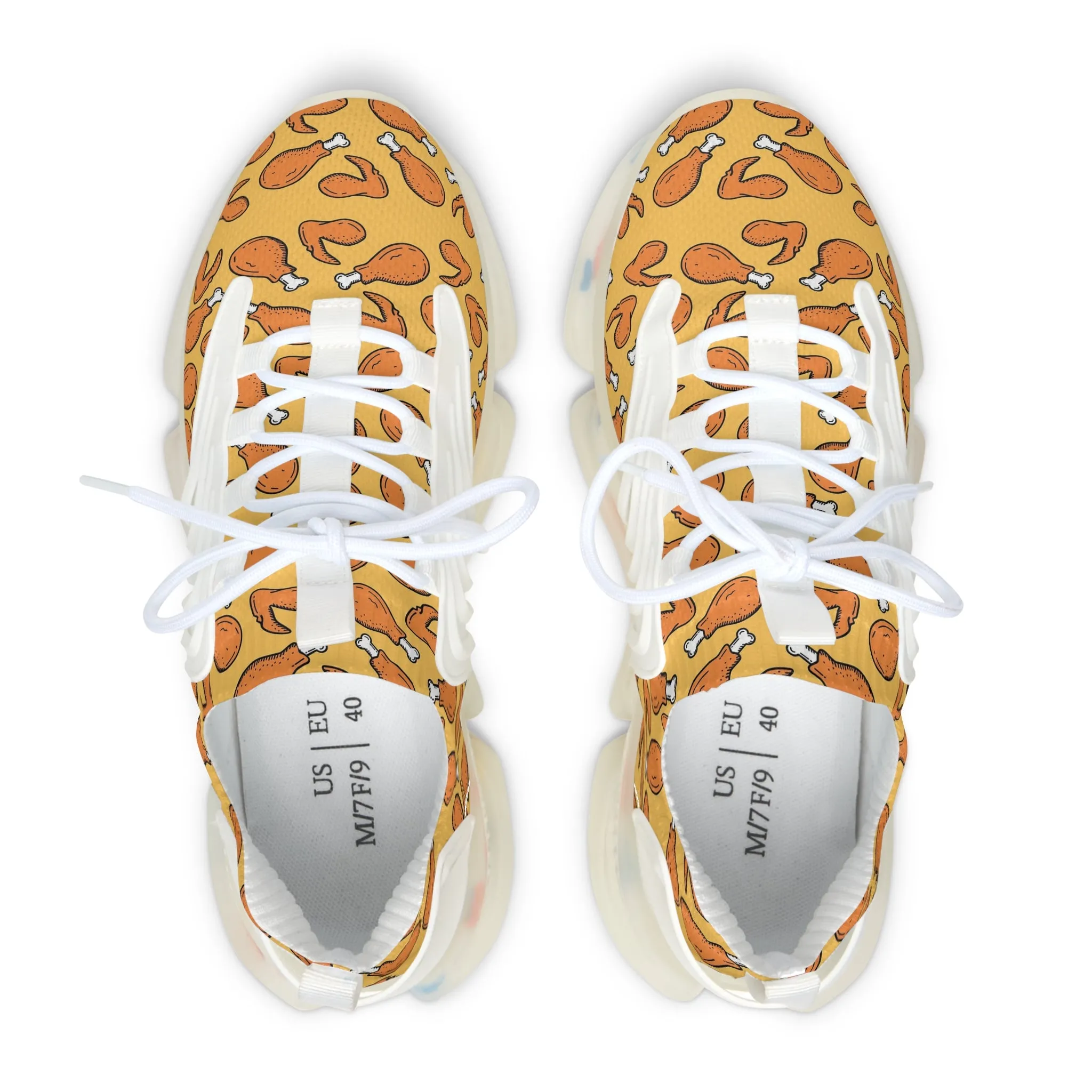 Chicken Drumsticks Women's Mesh Sneakers
