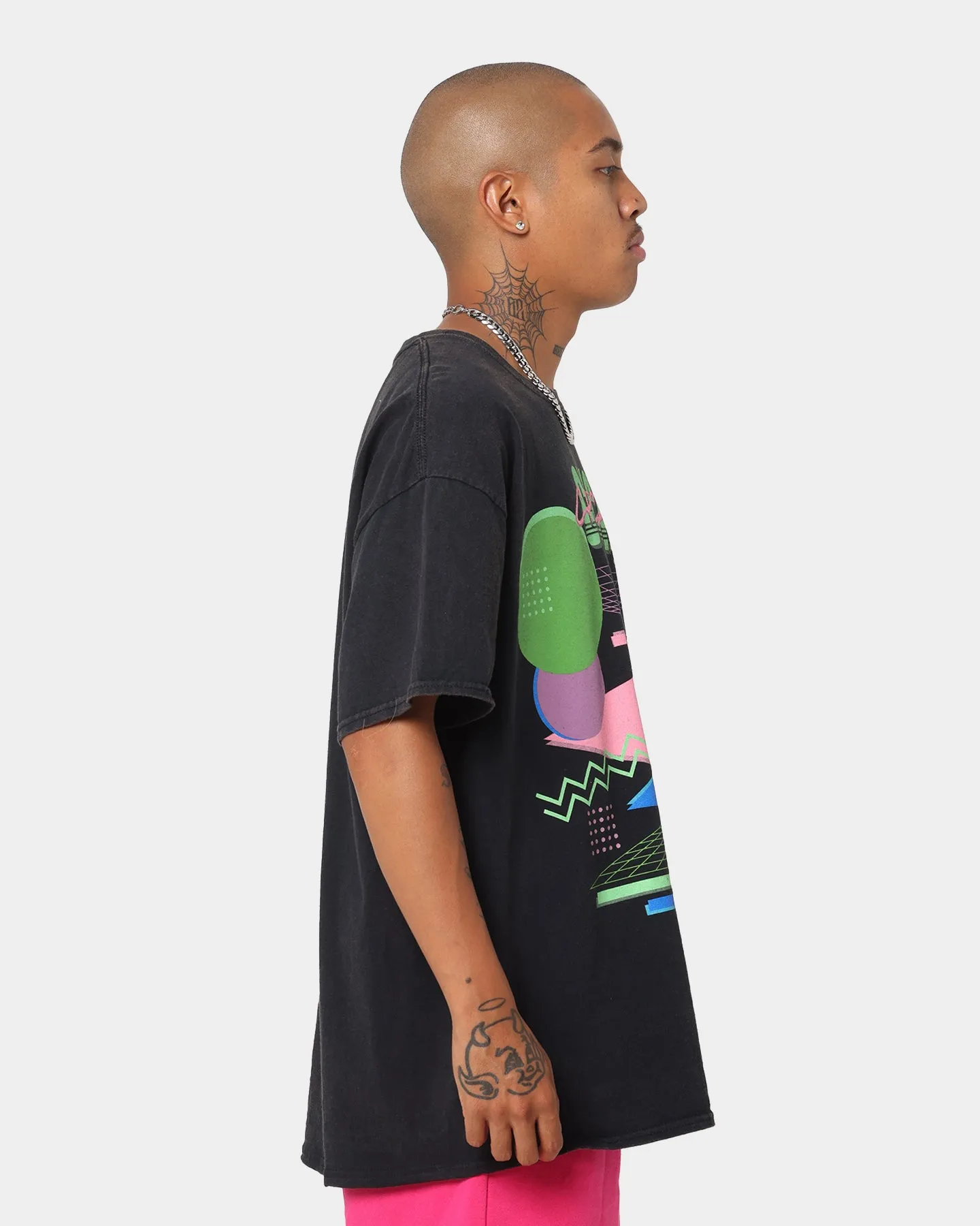 Goat Crew Retro Arcade Chicago Vintage T-Shirt Black Wash