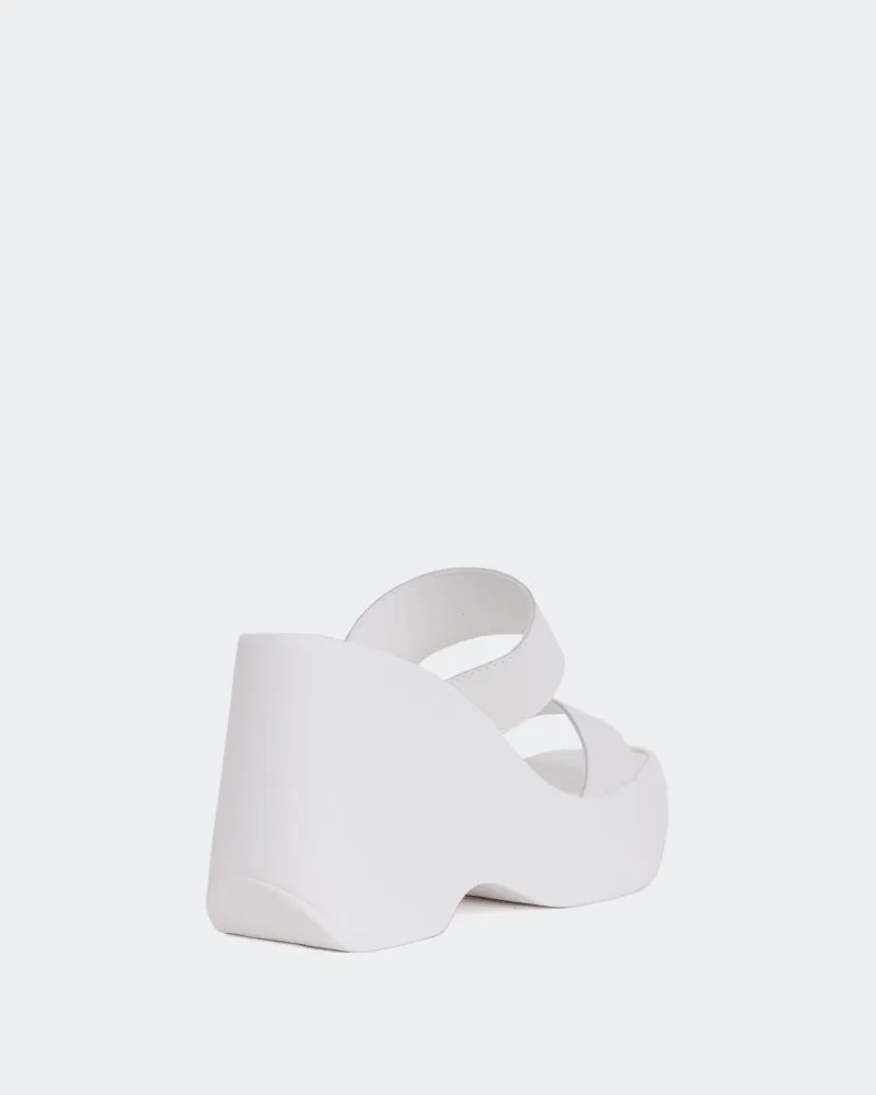 Hadid White Leather