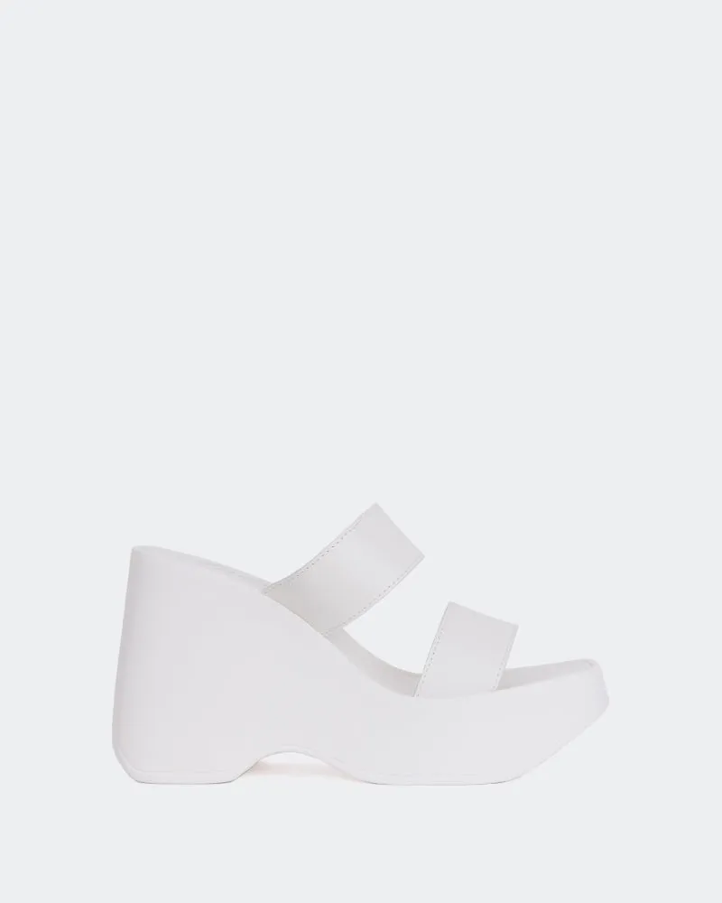 Hadid White Leather