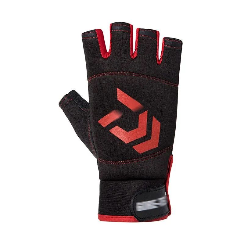 Half Cut Finger Anti-slip Fishing Gloves