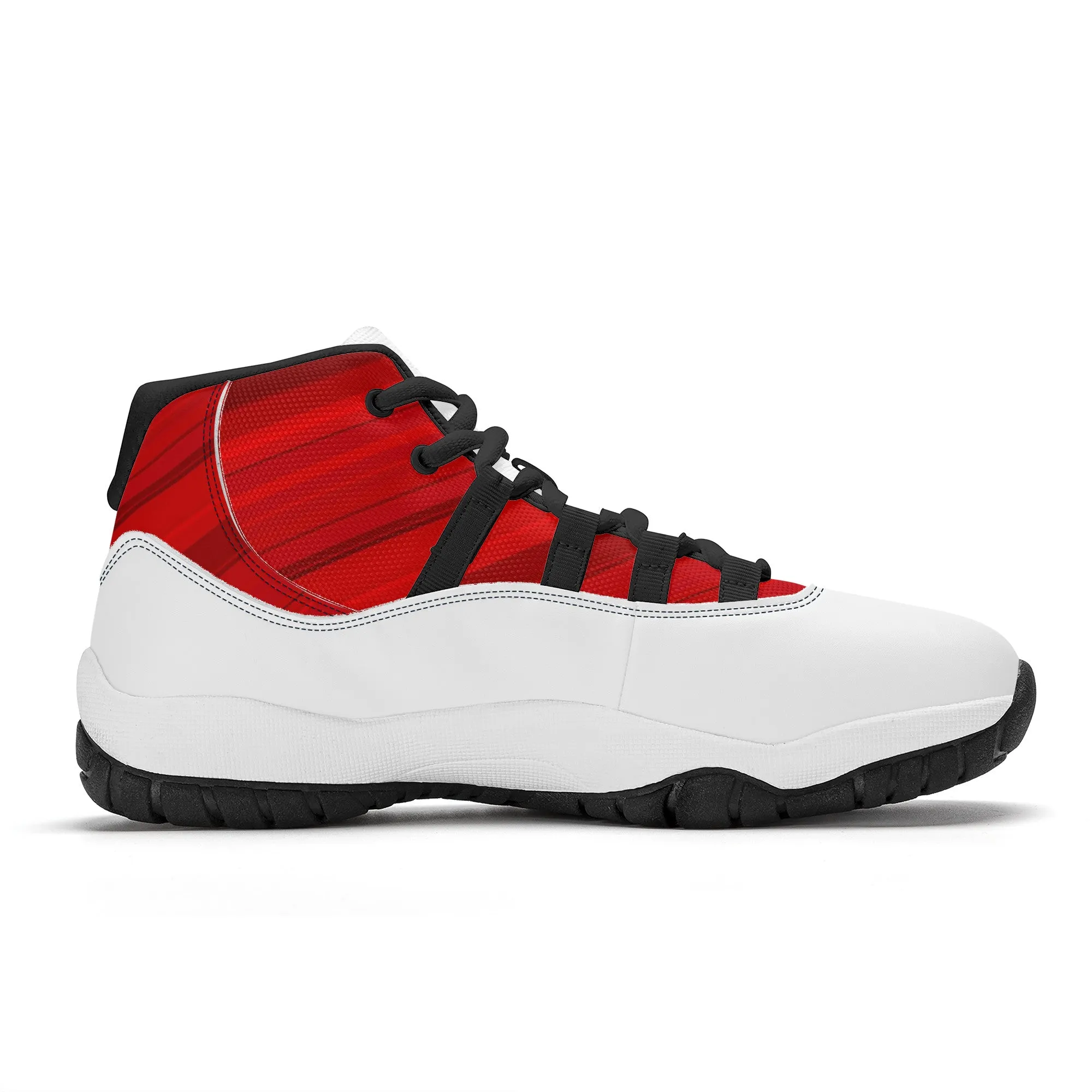 High Top Air Retro Sneakers - Red/Black