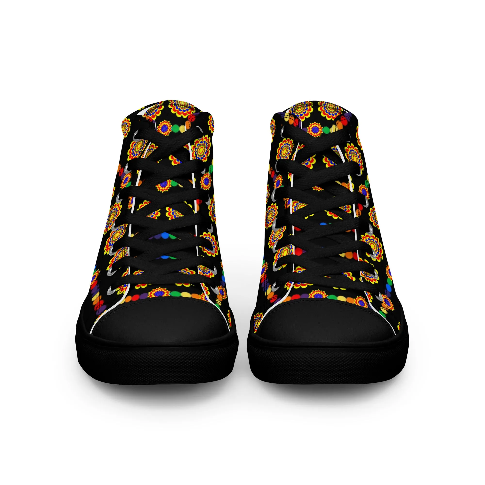 High top canvas shoes mens