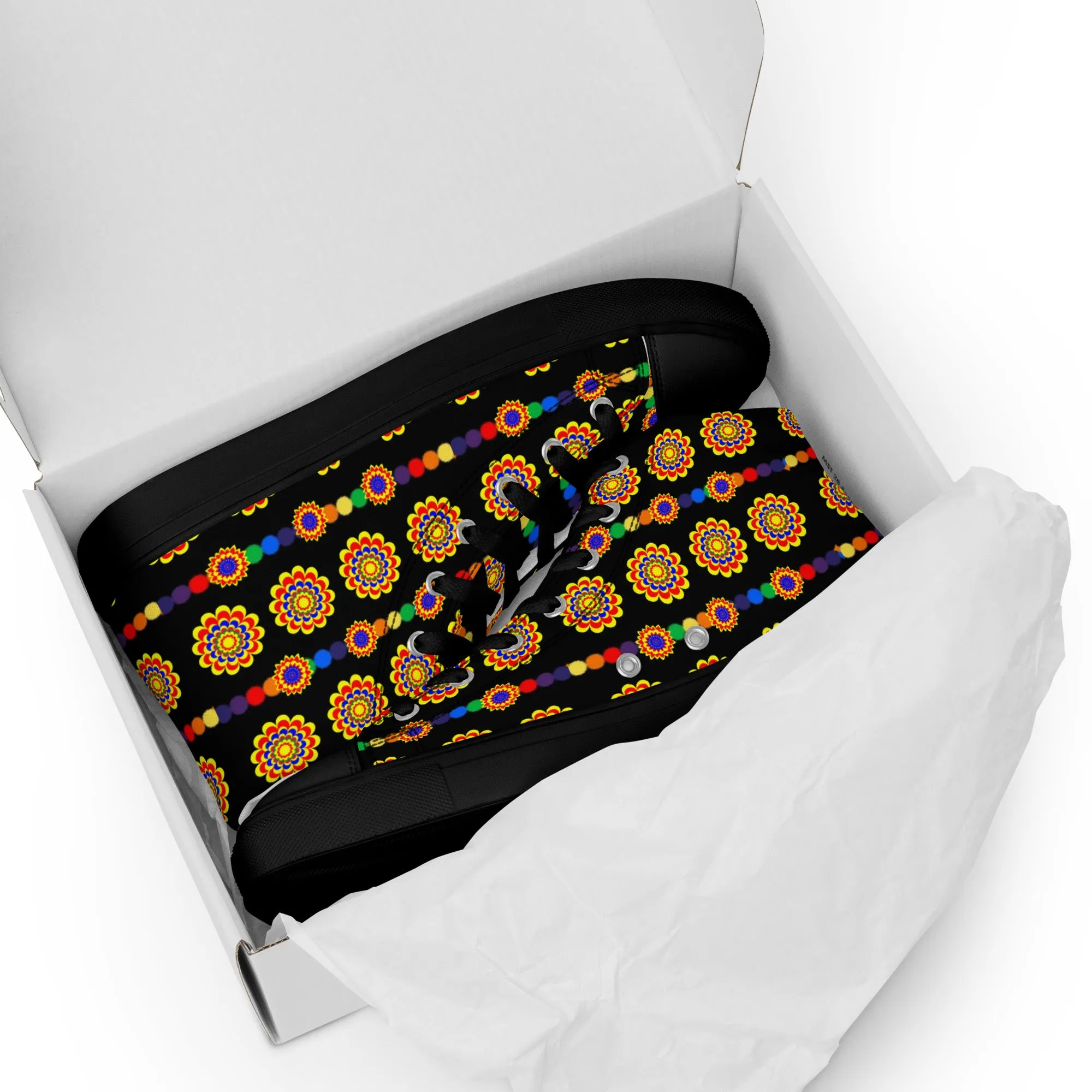 High top canvas shoes mens