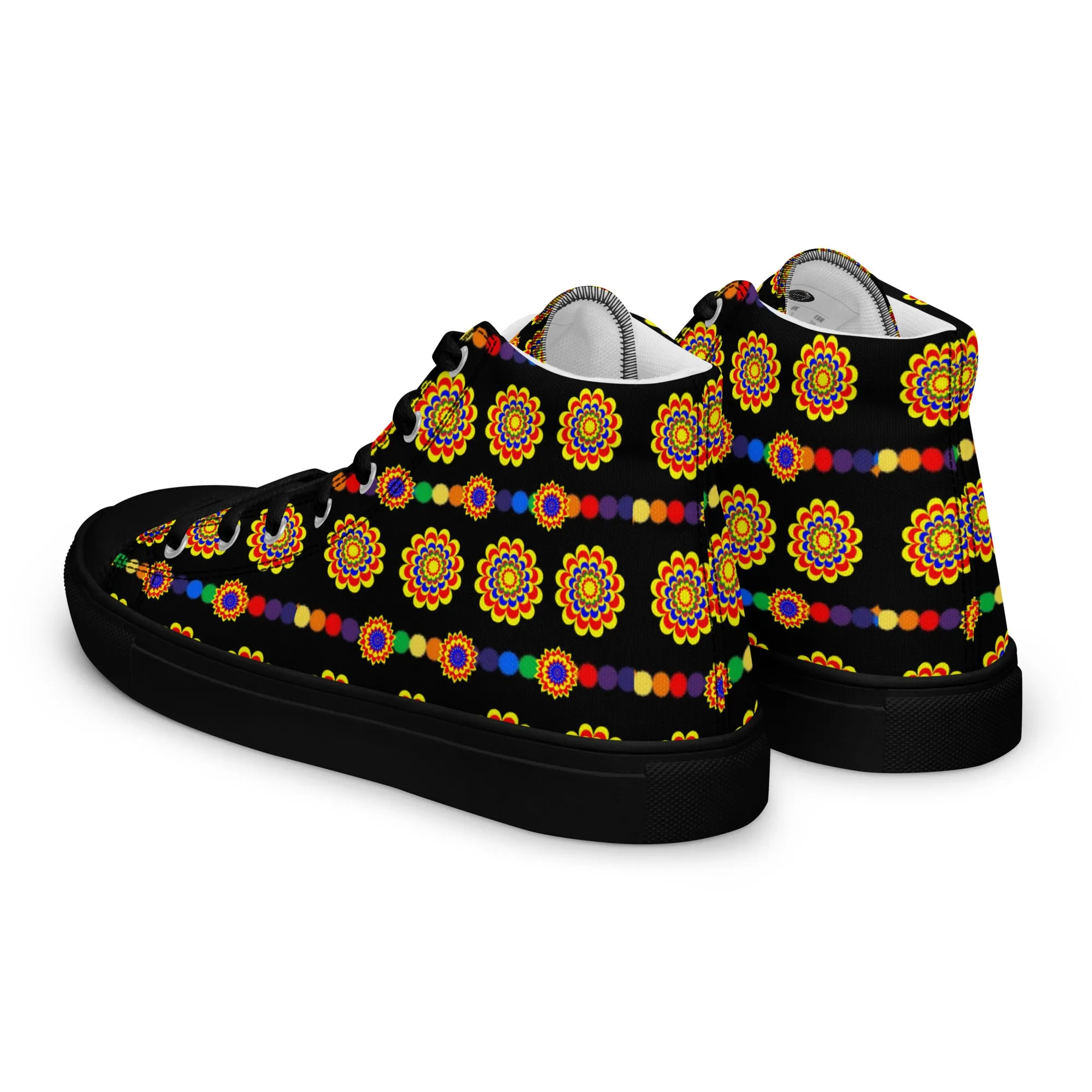High top canvas shoes mens