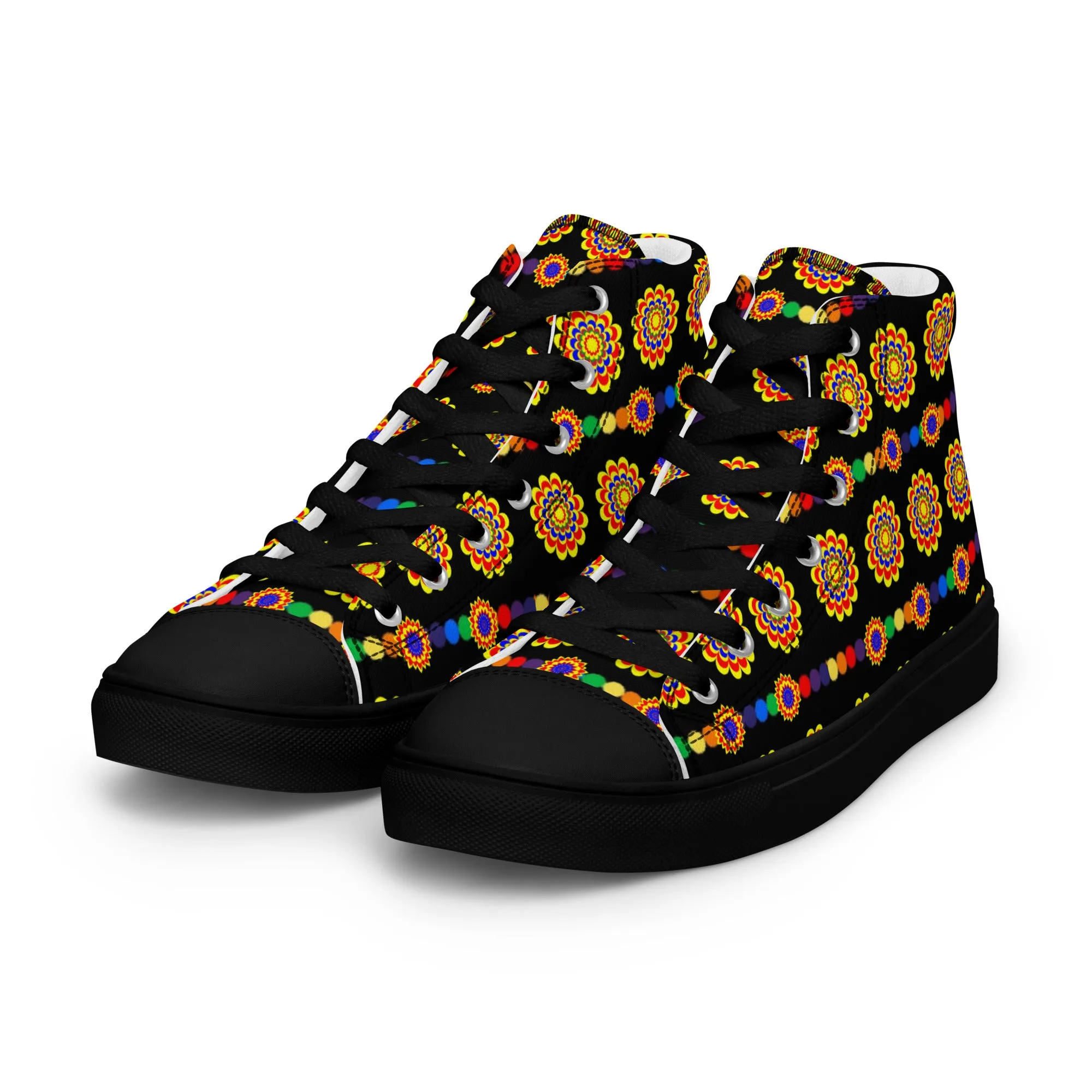 High top canvas shoes mens