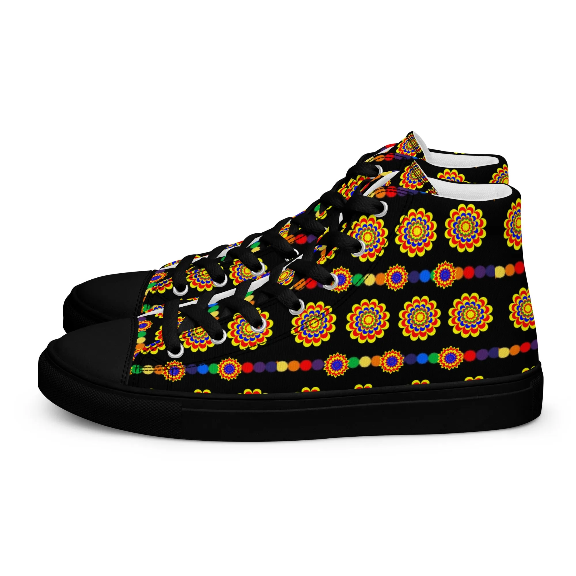 High top canvas shoes mens