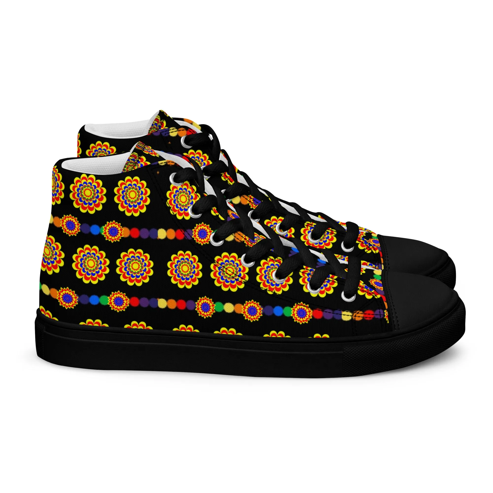 High top canvas shoes mens