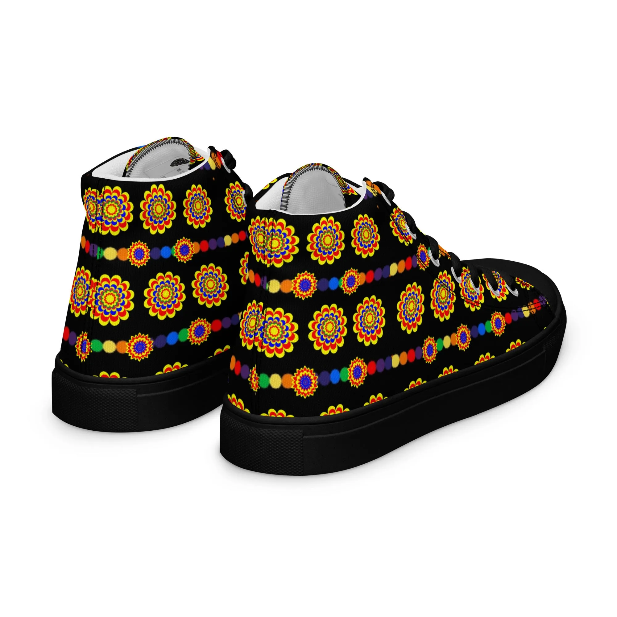 High top canvas shoes mens