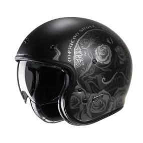 HJC V31 Desto MC5SF Black Open Face Motorbike Helmet