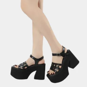 Joskaa 2024 New Chunky Sandals Goth