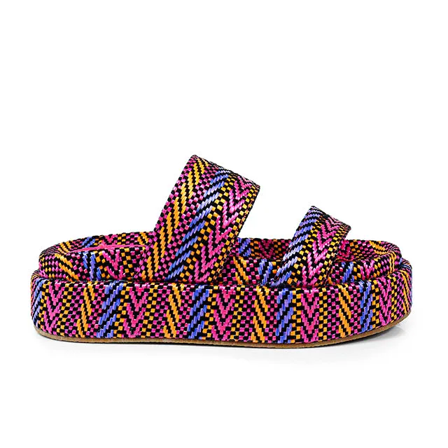 JUDD-1 Fuchsia Multicolor  Raffia