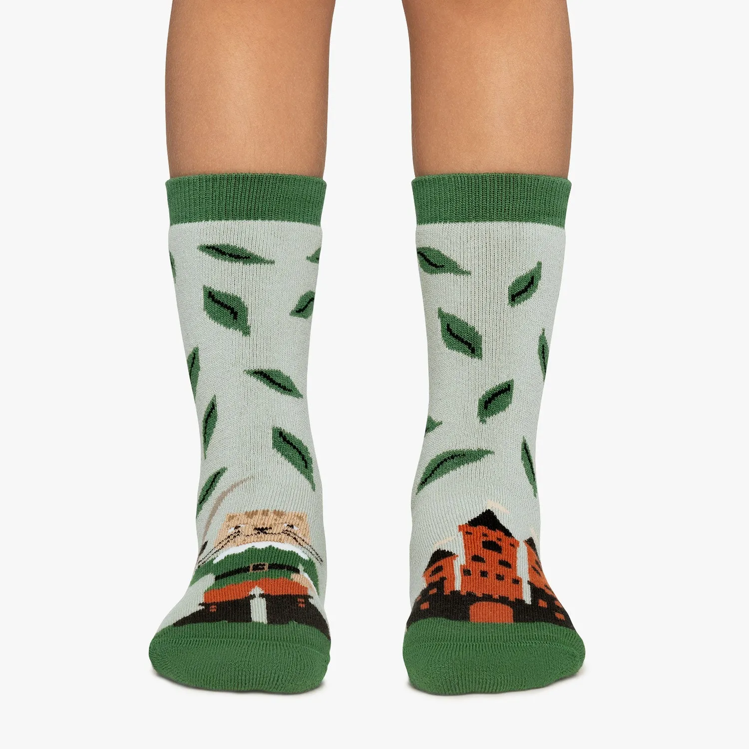 Kids Puss in Boots - Light Green