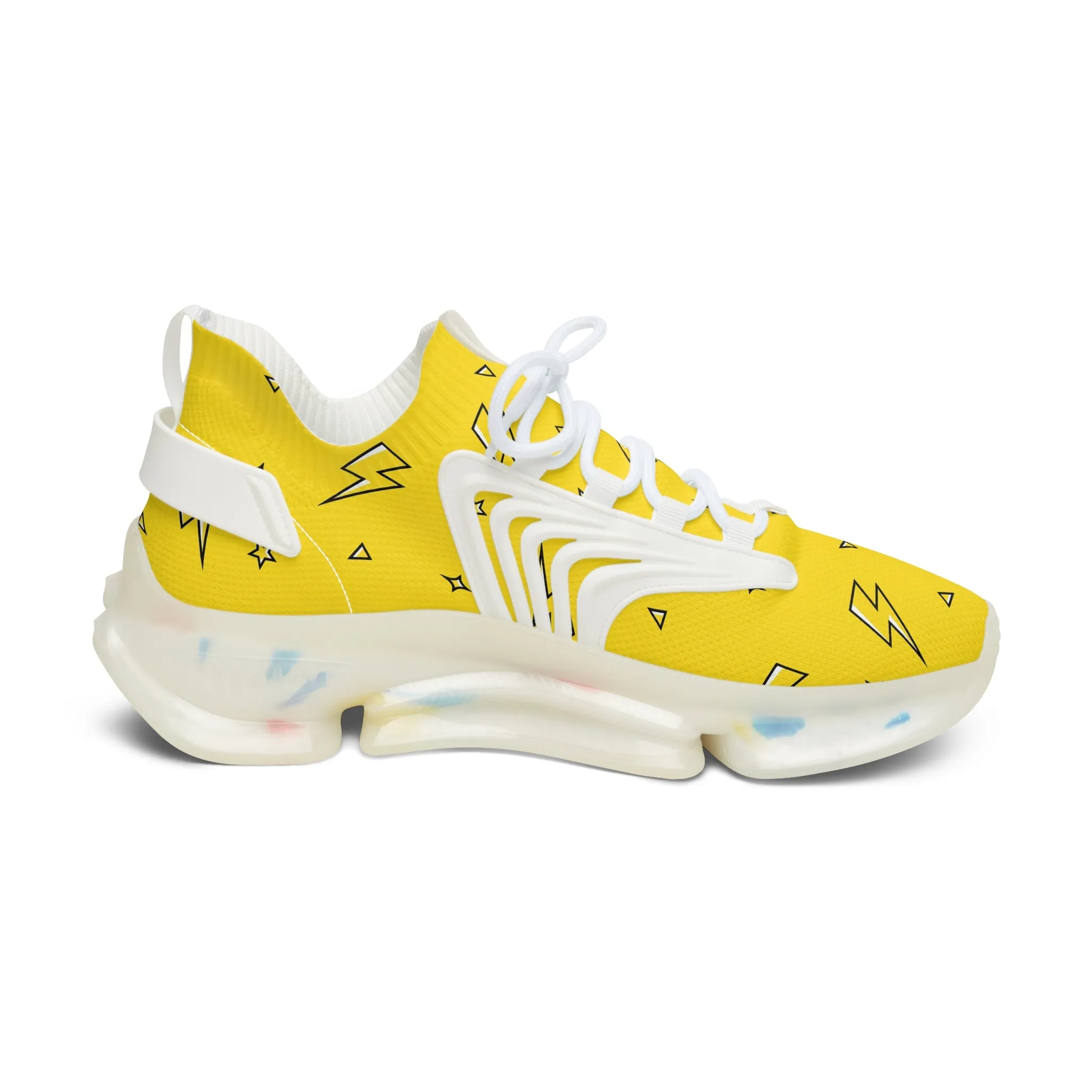 Lightning Bolt Women's Mesh Sneakers