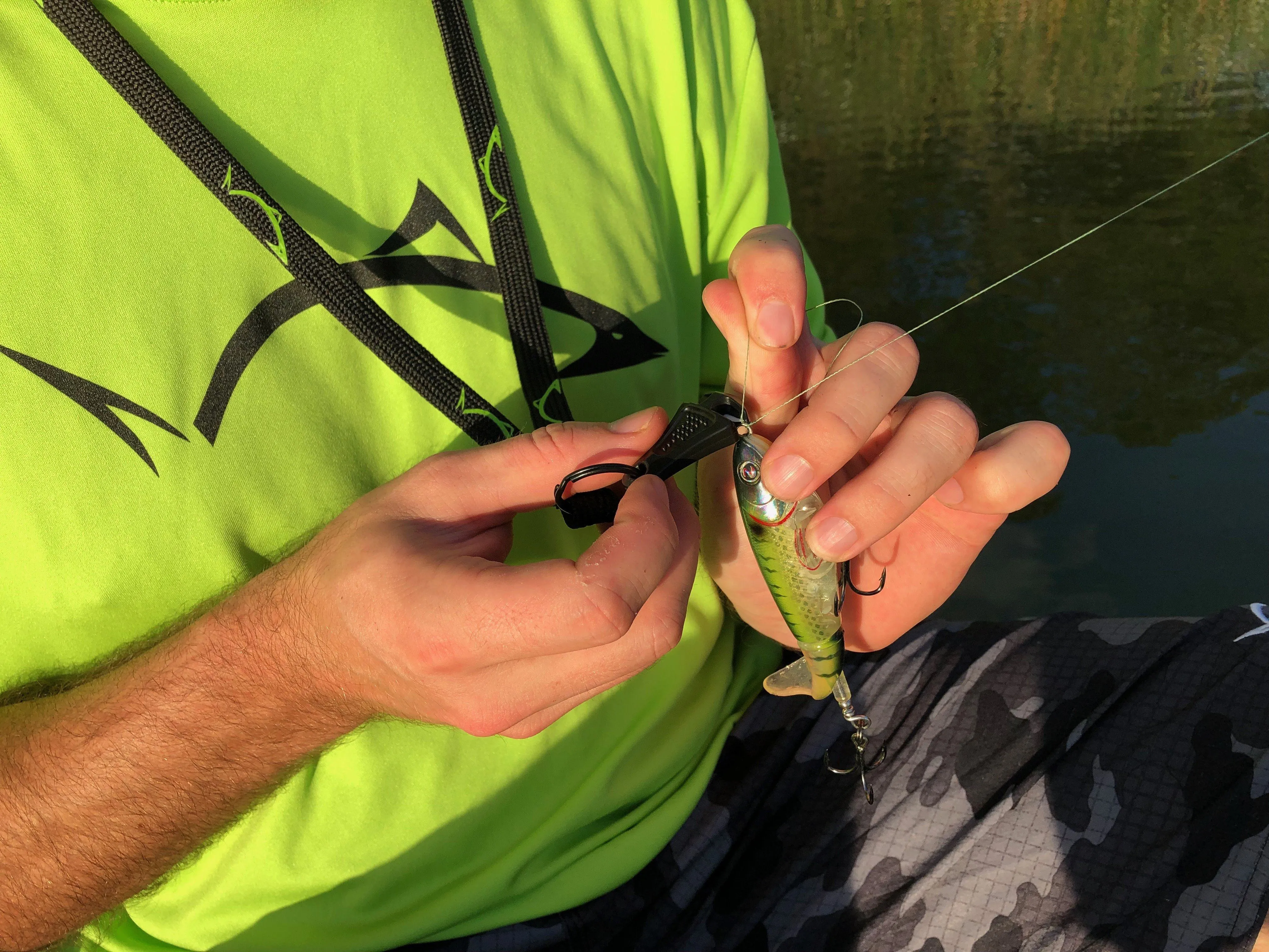 Line Cutterz Ceramic Blade Zipper Pull - Green