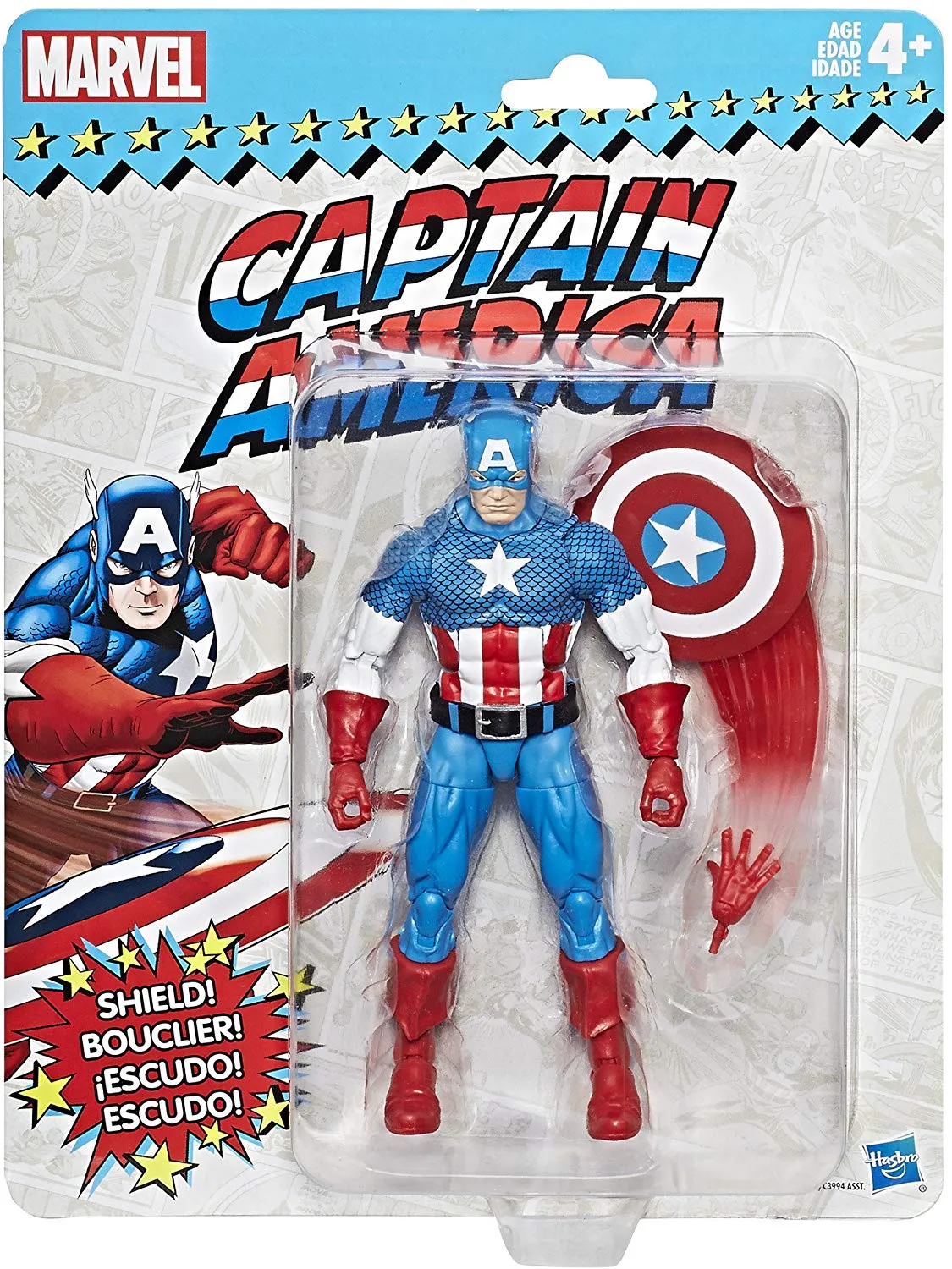 Marvel Legends Vintage Retro Series Captain America Wave 1 Action Figure