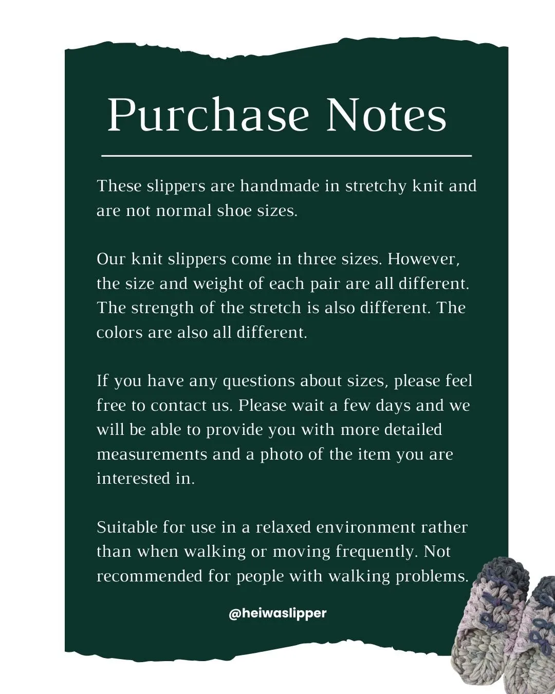 Medium | Knit up-cycle slippers 2024-M101 [Medium]