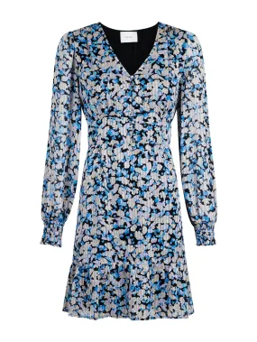 Mitchell Moon Flower Dress - Blue