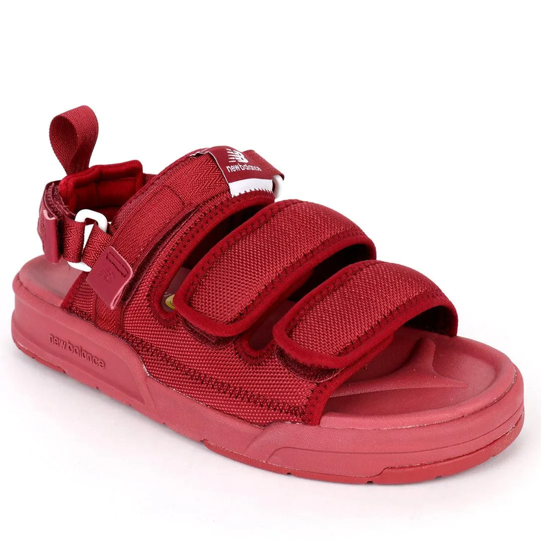 NB Three Straps All Wine Sandals