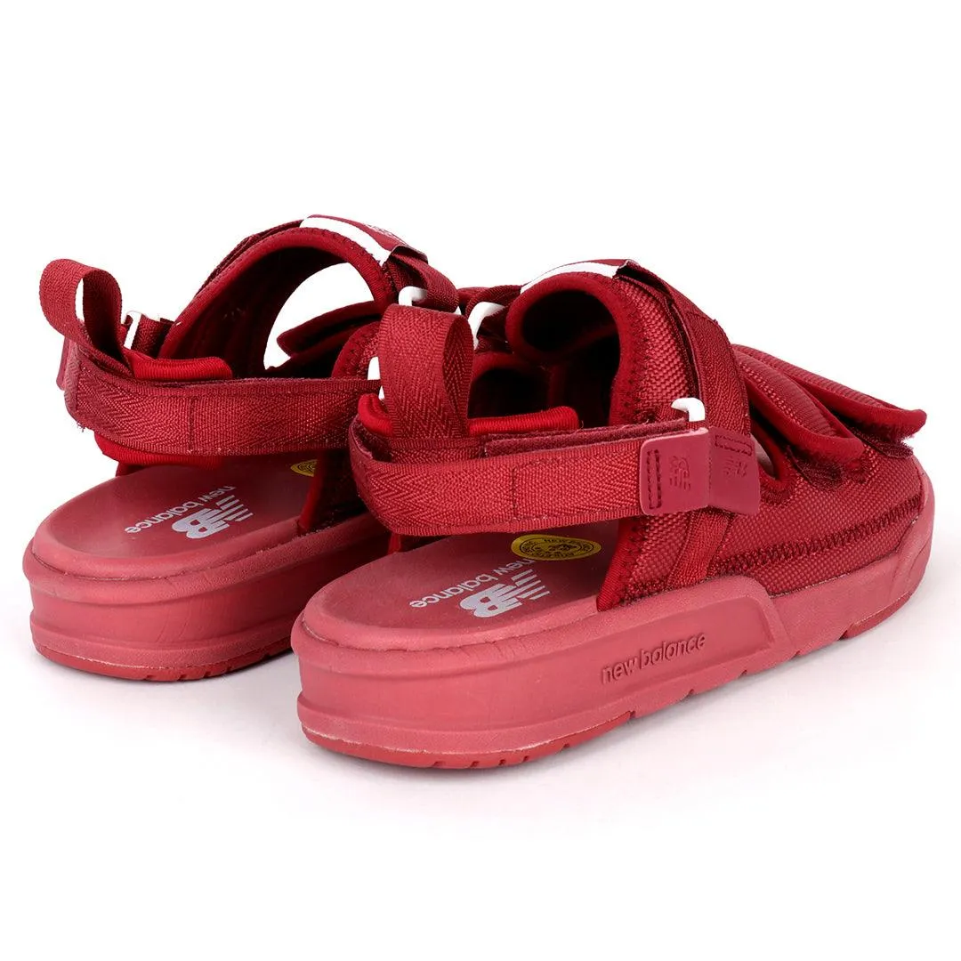 NB Three Straps All Wine Sandals