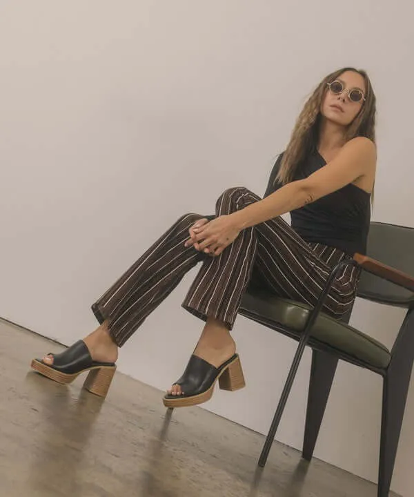 Oasis Society Camille - Platform Slide Heel Sandals
