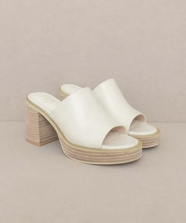 Oasis Society Camille - Platform Slide Heel Sandals