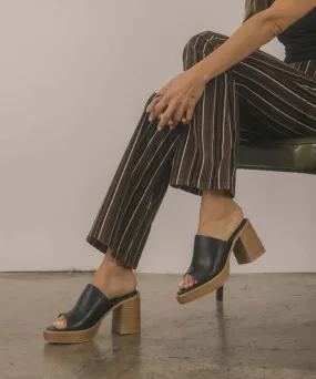 Oasis Society Camille - Platform Slide Heel Sandals