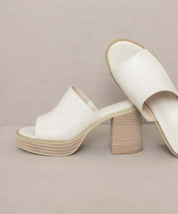 Oasis Society Camille - Platform Slide Heel Sandals