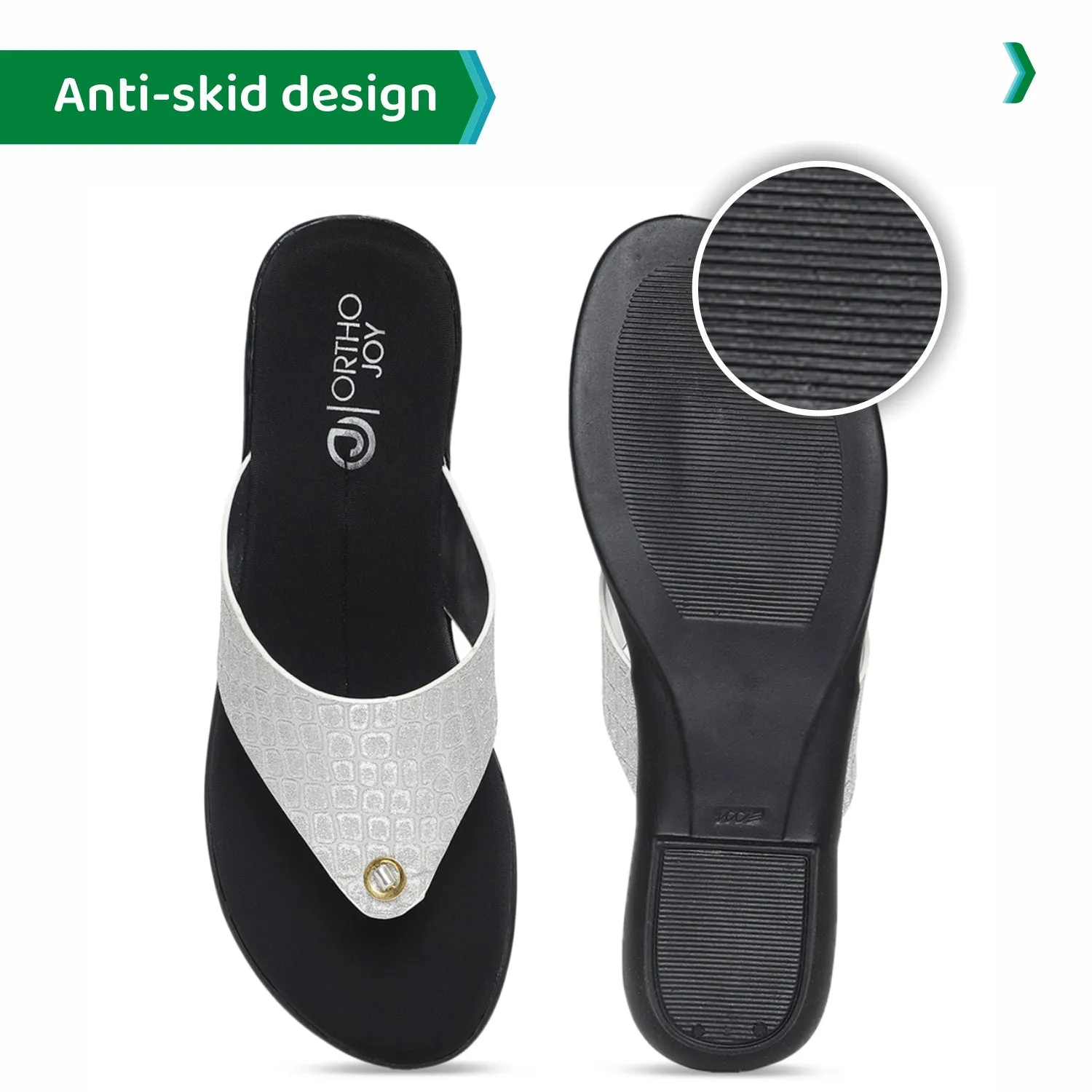 ORTHO JOY Fancy doctor Casual slippers for women