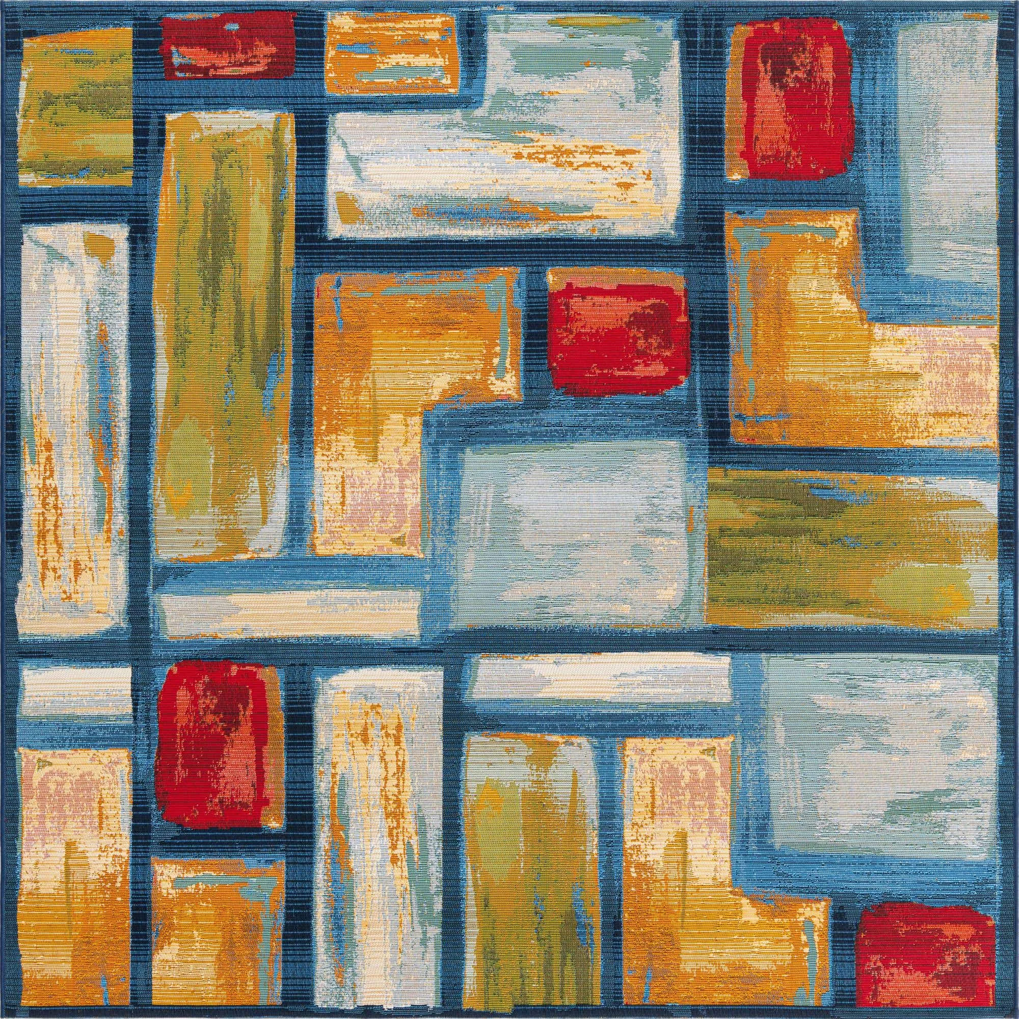 Outdoor Cubed Rug