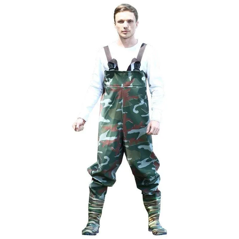 Outdoor Green Camouflage Chest Waders