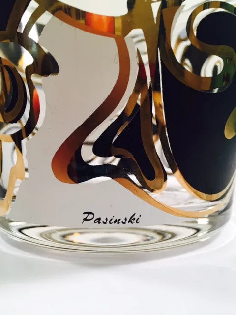 Pasinski  - 22 Karat Gold Signed Retro Ice Container