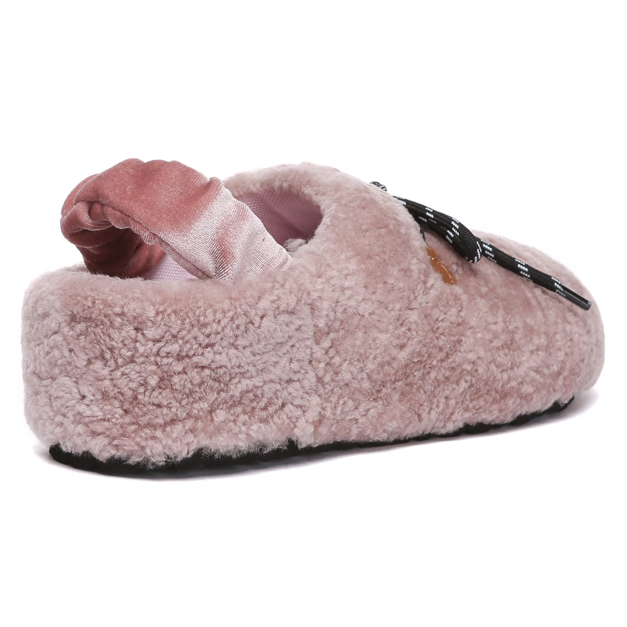 PlushCozy Slingback Lace UGG Slippers