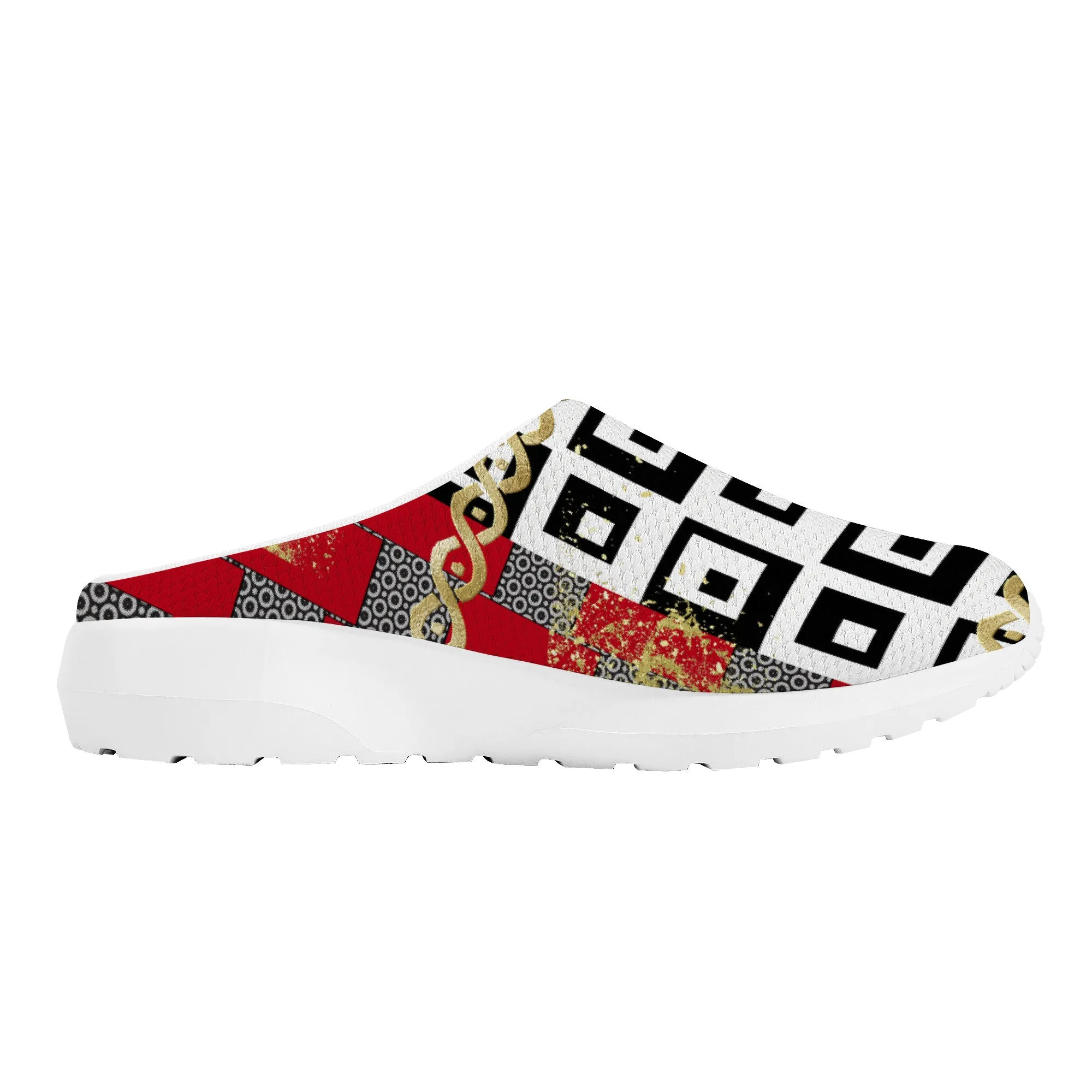 Polished Punteggiato Mesh Sneaker Slippers