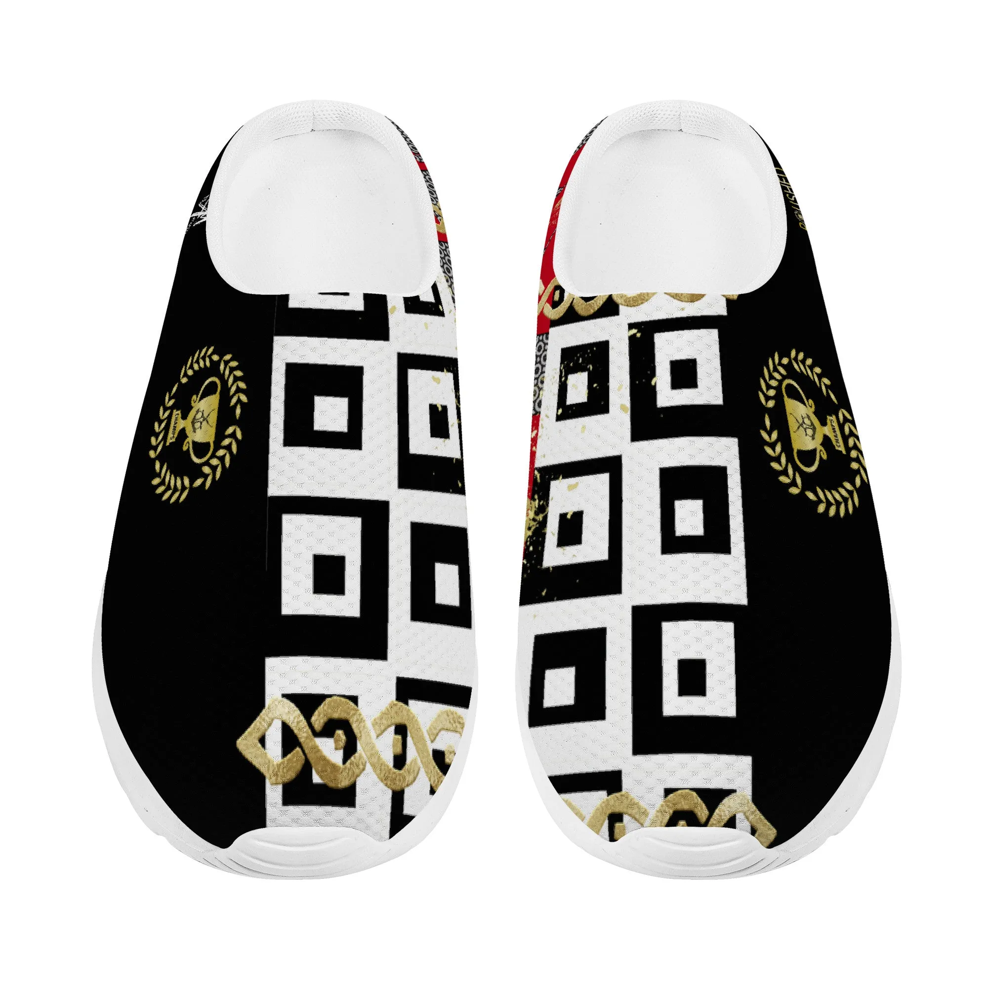 Polished Punteggiato Mesh Sneaker Slippers