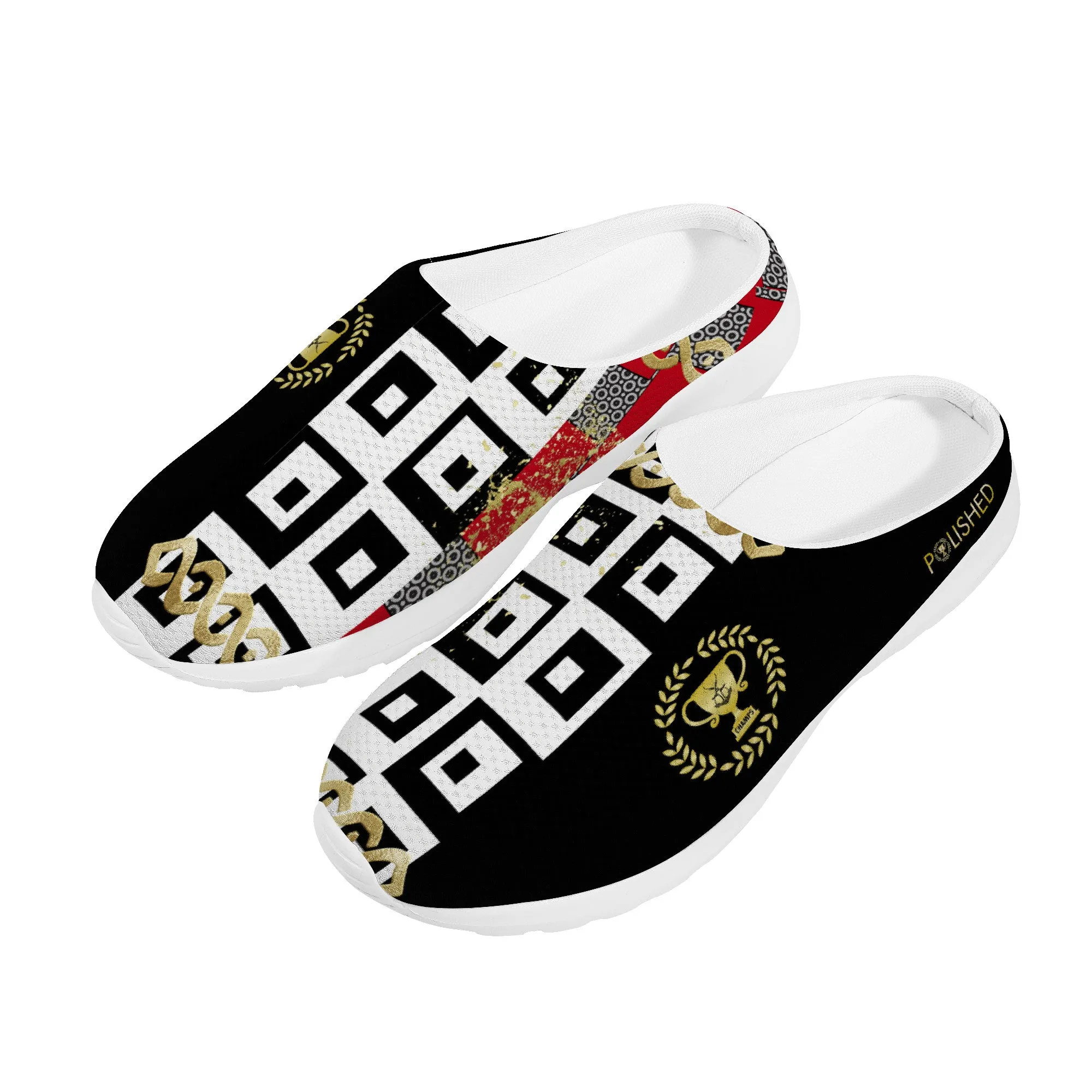 Polished Punteggiato Mesh Sneaker Slippers