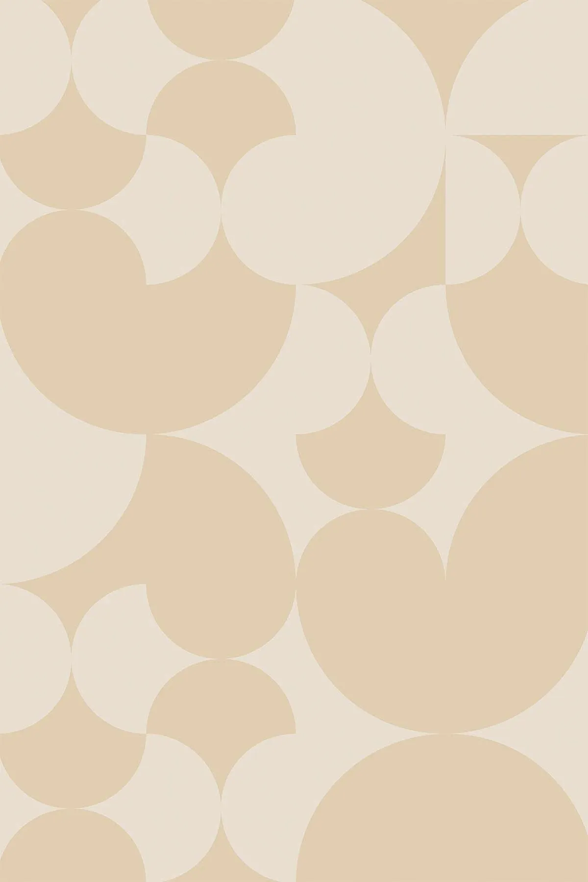 Retro Geometric Pale Yellow