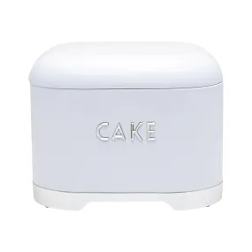 Retro Vintage Tin Cake White Sliver