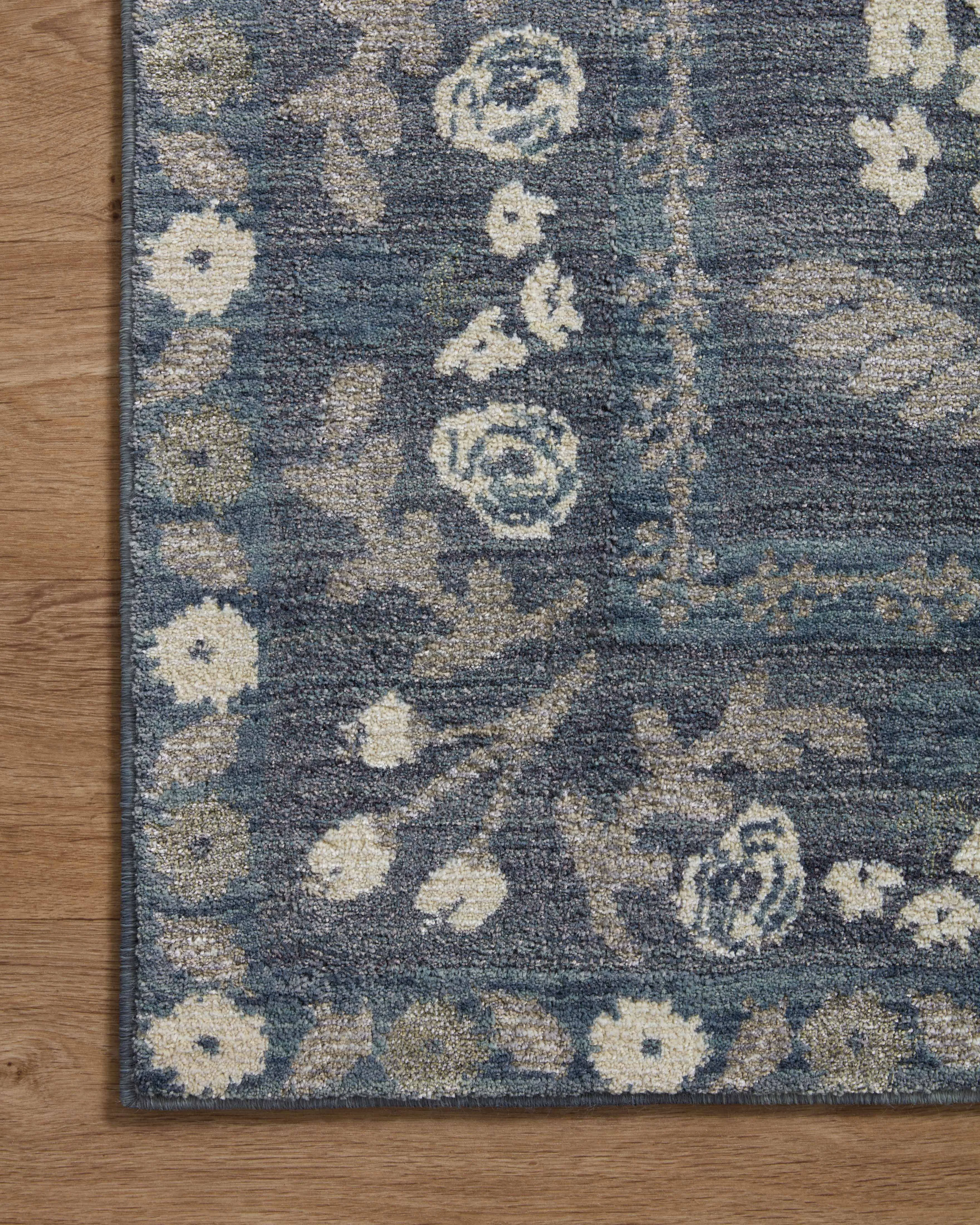 Rifle Paper Co. x Loloi Fiore Navy Grey Rug